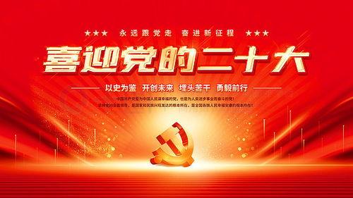 喜迎二十大视频素材成人