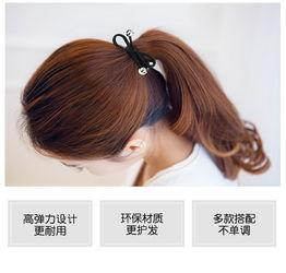 扎头发皮筋成人的视频,成人版教程速成法