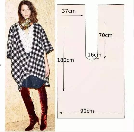 成人秋冬斗篷裁剪视频,轻松打造时尚保暖单品