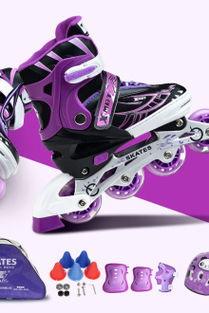 轮滑鞋成人女学生视频,青春活力，舞动冰面