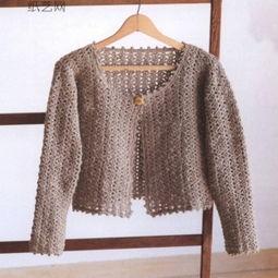 成人开衫毛衣钩针视频,跟随视频学做时尚成人开衫毛衣